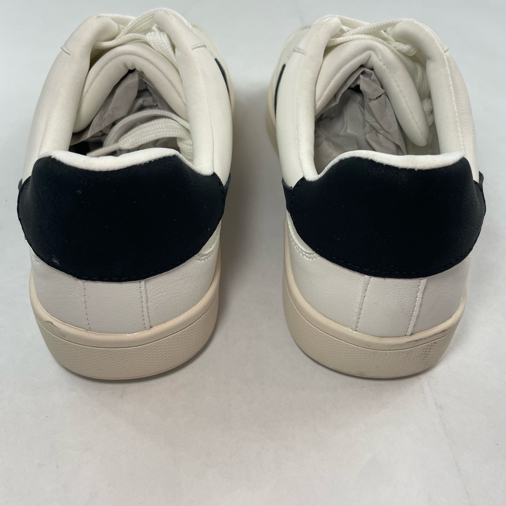 Dolce Vita Women's Voyage Low Line Lace-Up Sneakers White / Black Size 9 NEW - Picture 5 of 9